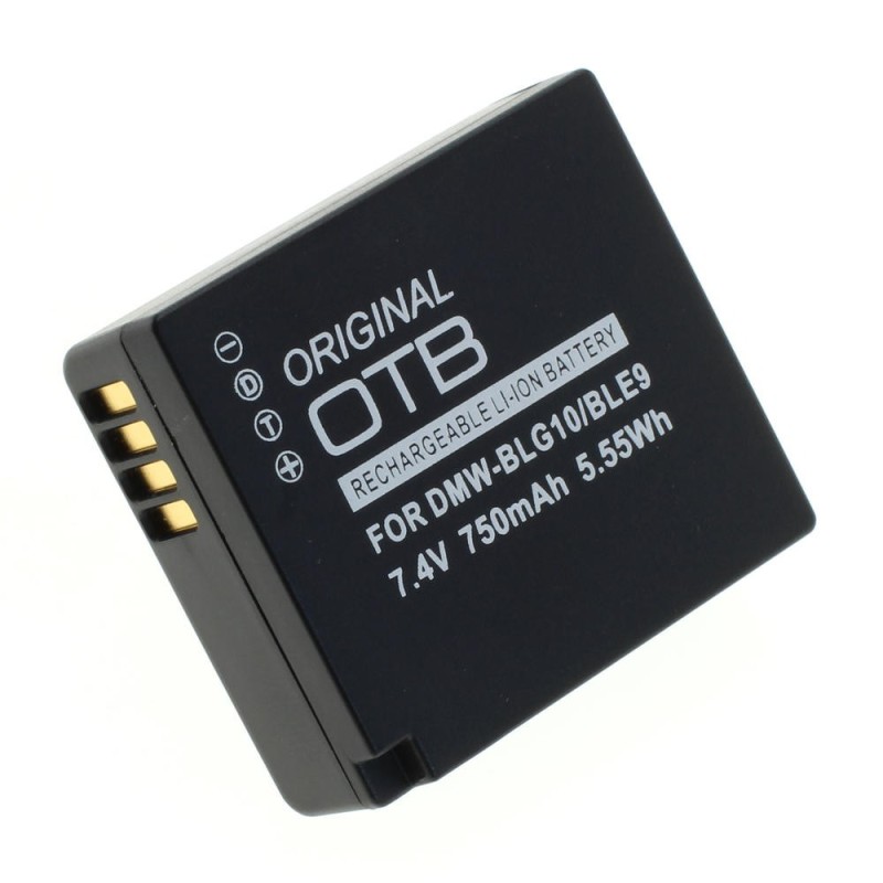 Panasonic DMW-BLG10 / DMW-BLE9 Li-Ion 750mAh utángyártott akkumulátor / akku