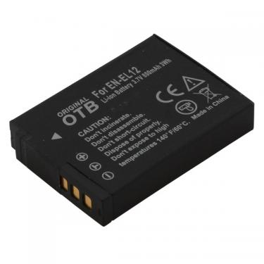 Nikon EN-EL12 Li-Ion 1000mAh utángyártott akkumulátor / akku 