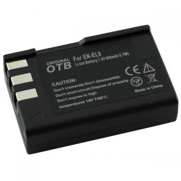 Nikon EN-EL9 / EN-EL9a Li-Ion 1000mAh utángyártott akkumulátor / akku